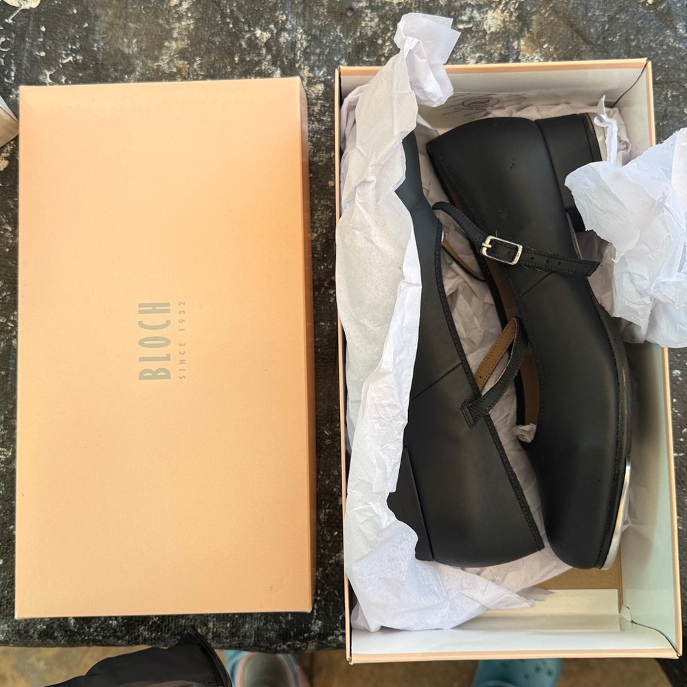 Bloch Black Tap Dance Flats